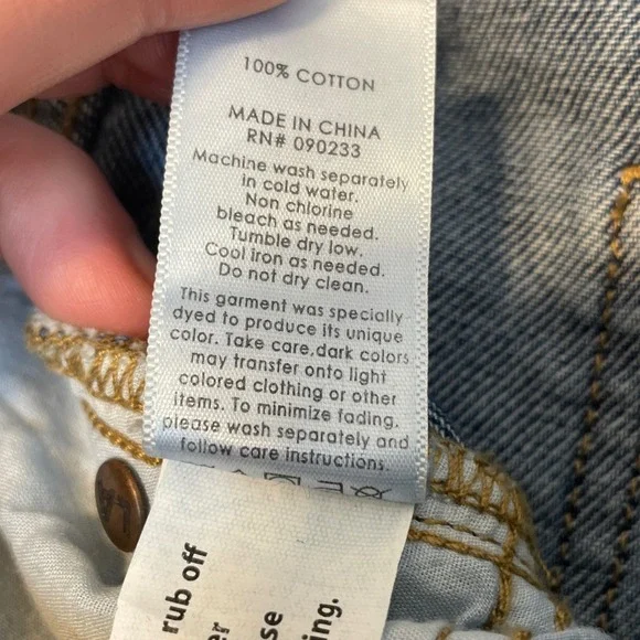 PacSun Mom Shorts Medium Wash High Waisted Denim Jean Shorts Size 28 AL68 - Picture 7 of 8